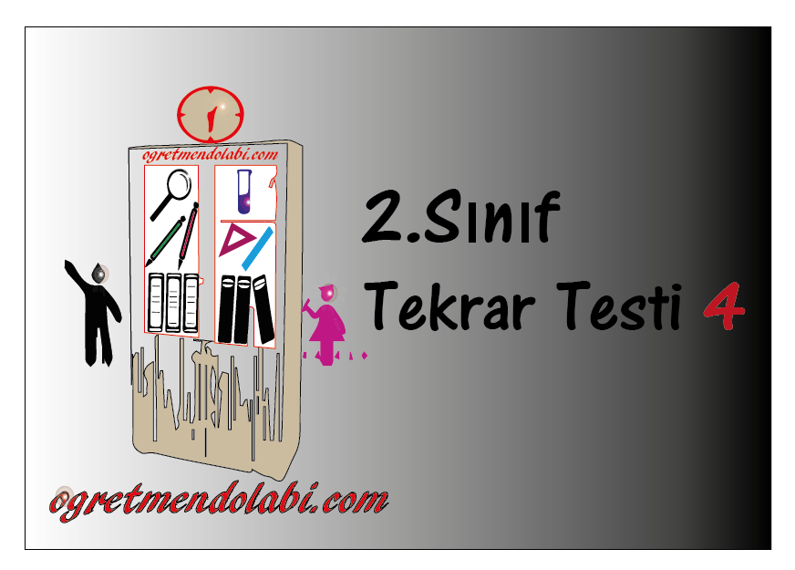 2.Sınıf Tatil Tekrar Testi 4(Okulda Evde Çöz)