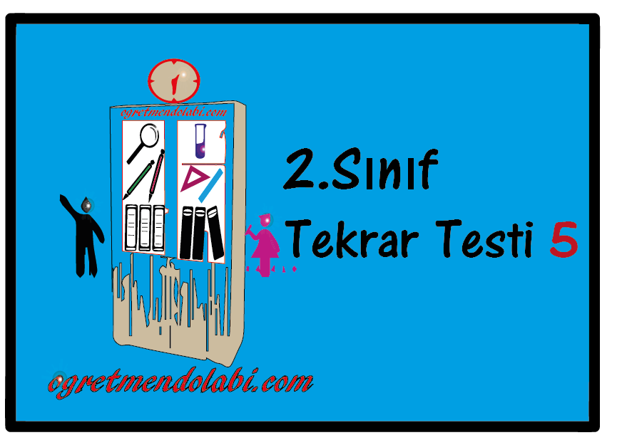 2.Sınıf Online Tekrar Testi 5 Türkçe-Matematik