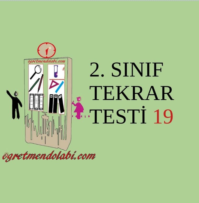 2.Sınıf Tekrar Testi 19 (Türkçe-Matematik)