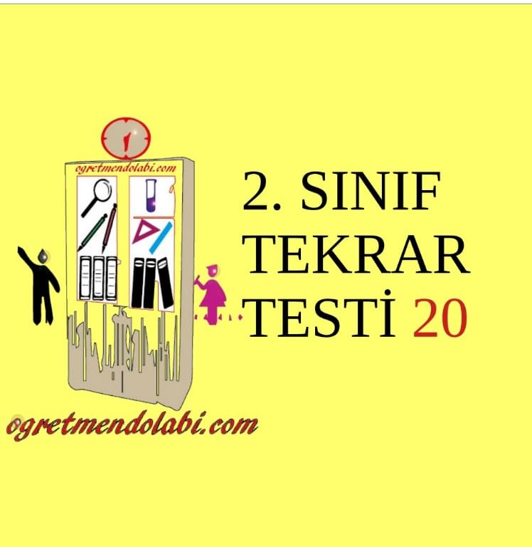 2.Sınıf Tekrar Testi 20 (Hayat B.-Matematik)