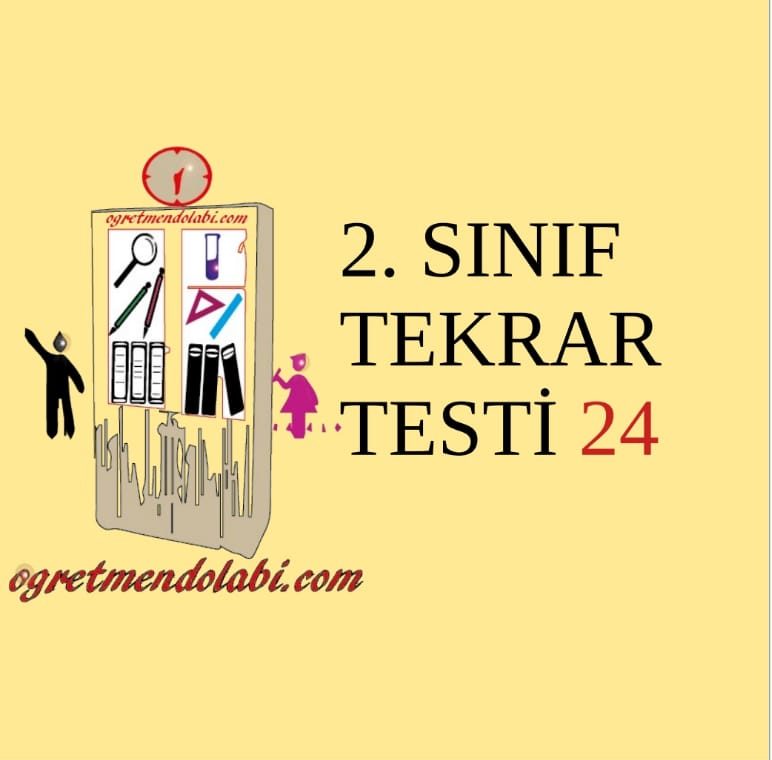 2.Sınıf Tekrar Testi 24 (Türkçe-Matematik)