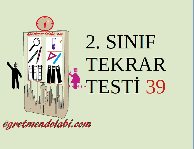 2.Sınıf Tekrar Testi 39 (Türkçe-Matematik)