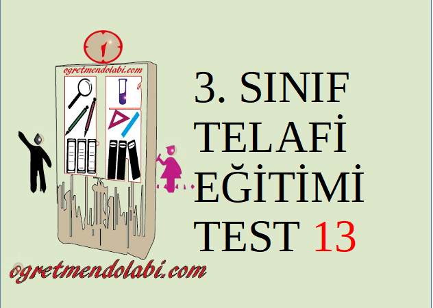3.Sınıf Telafi Eğitimi Test 13 (Türkçe-Matematik)