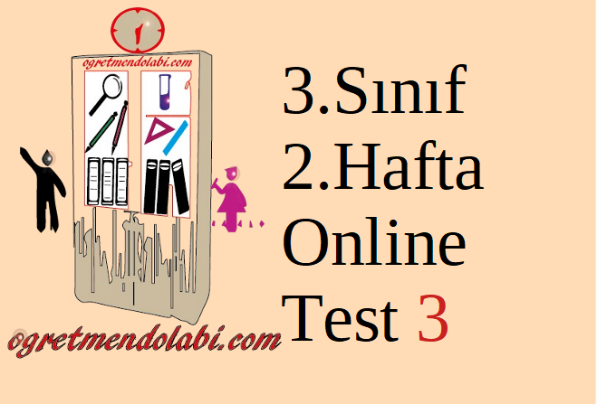 3.Sınıf 2.Hafta Online Test 3 (Türkçe_Matematik)