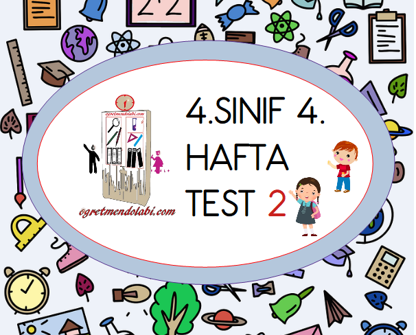 4.Sınıf 4.Hafta Online Test 2 (Fen B. – Sosyal B.)