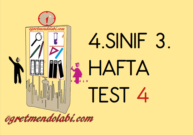 4.Sınıf 3.Hafta Online Test 4 (Fen B. – Sosyal B.)