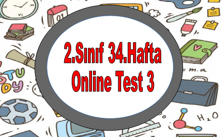 2.Sınıf 34.Hafta Online Test 3 (Hayat B._Matematik)