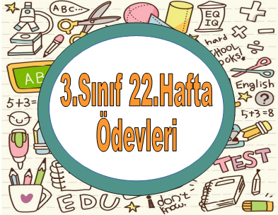 3.Sınıf 22.Hafta Ödevleri