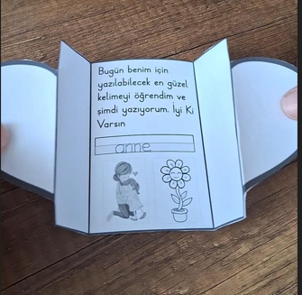 ‘E’ Harfi Anne Etkinliği