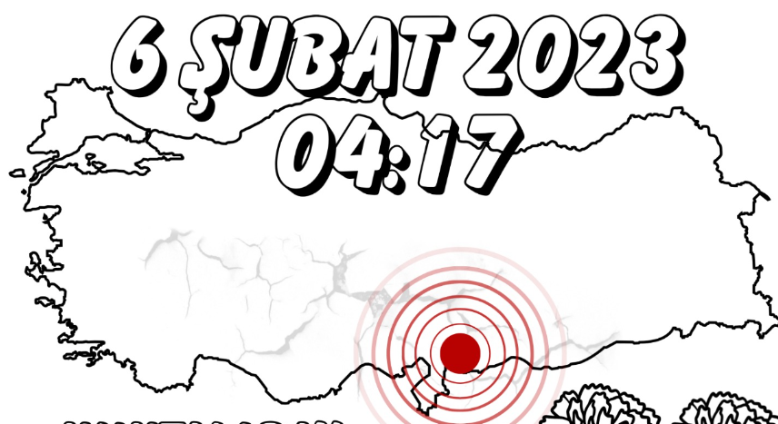 6 Şubat Depremi Afiş Boyama